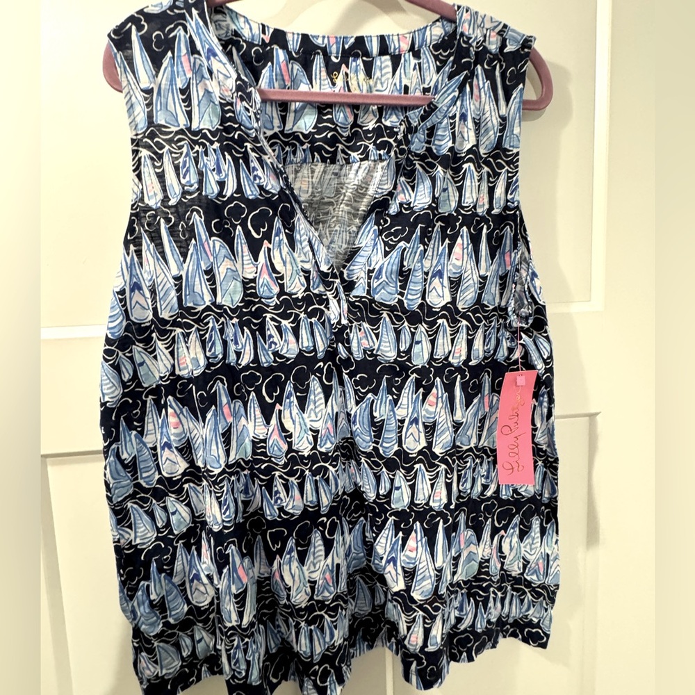 NWT Lilly Pulitzer sailboat top.